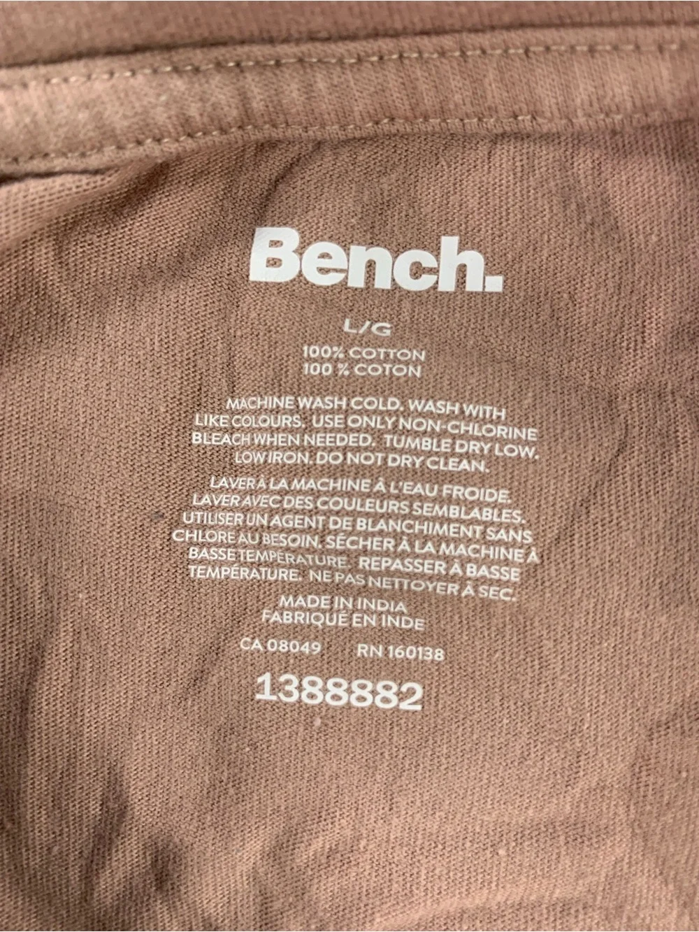Pre loved BENCH shirt womens size L - Picture 4 of 4